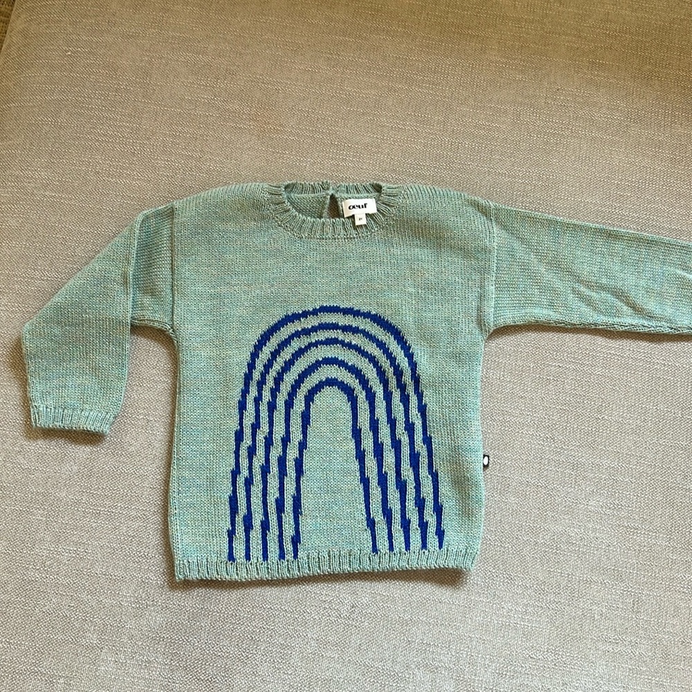 Oeuf unisex rainbow sweater - never worn
